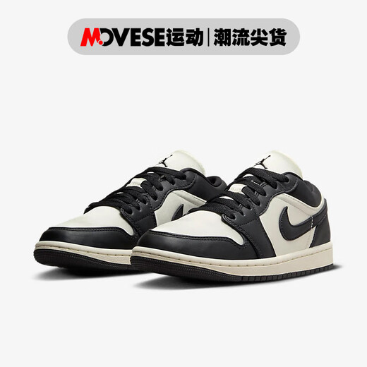 Nike Air Jordan 1 Low AJ1 Panda en blanco y negro Panda Non-Slip y zapatillas de tablero informal de Top Women resistente al desgaste FB9893-101 35.5
