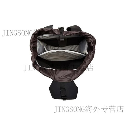 Archaeoptera ARRO20 iconic embroidered logo drawstring opening and closing contrasting color nylon bucket bag backpack backpack men and women dark night purple