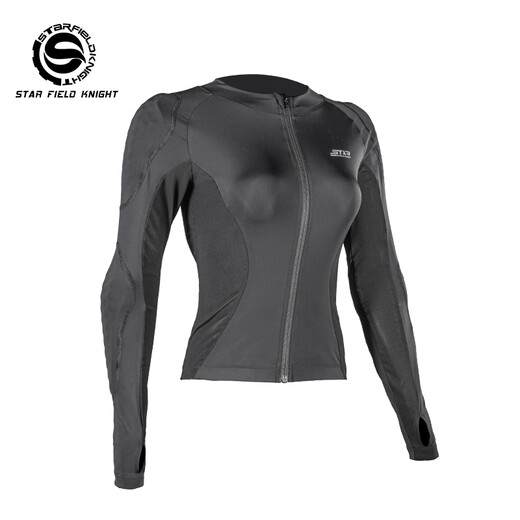 Star Knight Motorcycle Riding Suit Women's Summer Top Armor Mesh Breathable Slim Motorcycle Riding Suit SKJ825 SKJ-825 Women's Black Armor Suit S