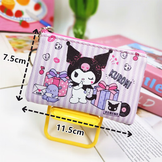 Nezha ao bing lindo dibujos animados mini billetera de monedas con cremallera bolso de monedas bolsas para niños bolsas para estudiantes de regalo creativo