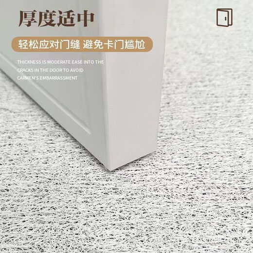 门口脚垫进户门卡通入户丝圈地垫黑色耐脏进可爱玄关蹭土耐磨垫子 MS-1048大耳朵GOU 定制尺寸-【联系客服改价】