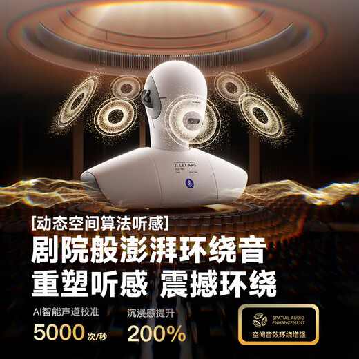 Philips (PHILIPS) 2025 new model - No. 1 on the gold list Bluetooth headset ear-mounted open bone conduction concept wireless headset sports music noise reduction suitable for Apple Huawei TAQ2120 - black