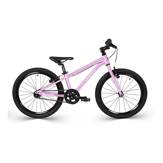 SUNRIMOON 20-inch children's bicycle with belt and stroller with flat handlebar, fast, light and easy to ride for children, 20-inch standard version red, height 125-155