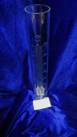 Lubricating oil foam characteristic graduated cylinder 1000 ml foam characteristic graduated cylinder GB/T12579 SH/T0722 white