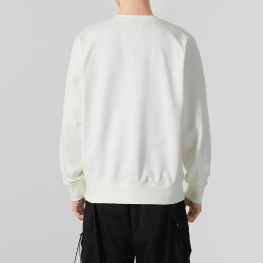 Nike (NIKE) sports suit sweatshirt men's 25 spring new fitness training pullover fashionable sweatpants trousers two-piece set FN3889-133/white+FN3802-010/black M