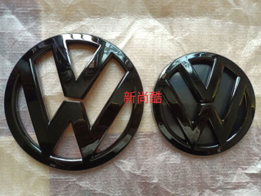 大众尚酷09-14款15-17款改装前机盖标前标后标后尾标改色标汽车标 1517尚酷前后替换一套 原车色