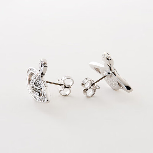 VVIENNE WESTLOCK counter genuine SF gift box Western Queen Mother Saturn pendant earrings light luxury high-end couple earrings silver Saturn earrings