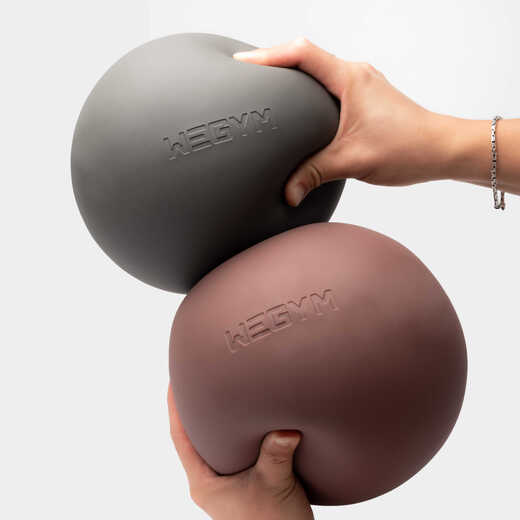 Huili's WeGym yoga ball Pilates small ball thickened explosion-proof special midwifery pelvic floor muscle postpartum training diameter 2 sandstone suede yoga mat + sandstone yoga 6