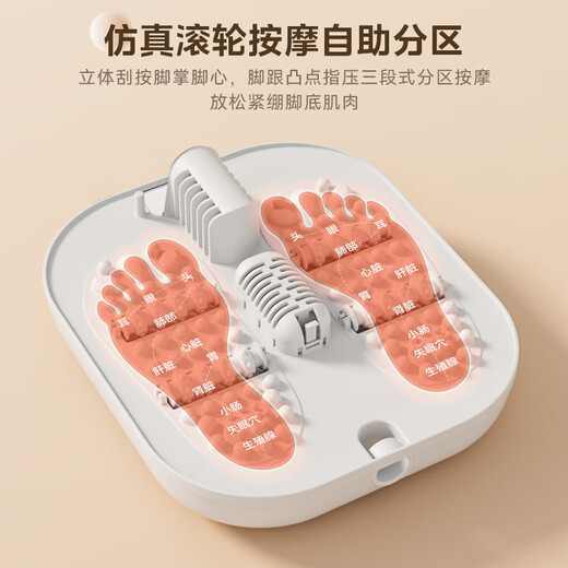 Midea foot bath tub electric foot bath heated fully automatic massage 2025 practical footbath smart constant temperature knee therapy home official new product - simulated roller massage + thermal cut-off body overheat protection + leakage protection switch birthday gift for parents, mother-in-law, father and mother, elderly and elders practical high-end health care