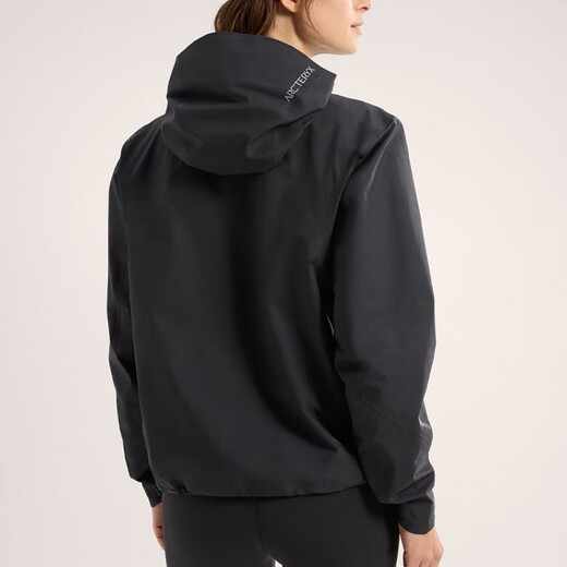 始祖鸟（ARC'TERYX）GORETEXCoellelogo刺绣防水防风透气软壳休闲连帽夹克外套女款 黑色/Black S