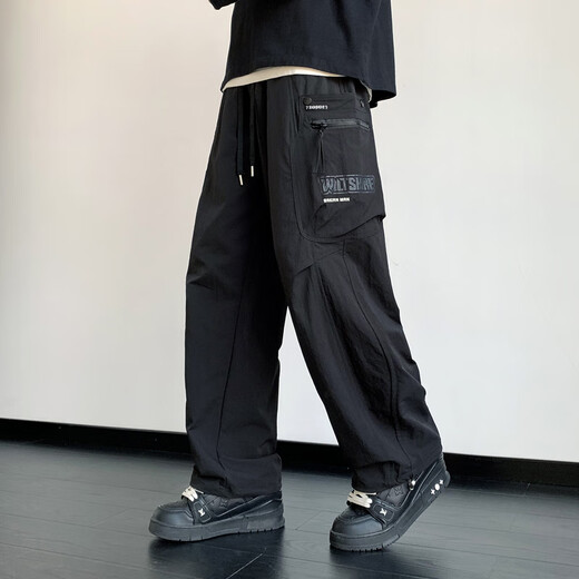Airmiuu International Brand American Working Pants Men's 2025 Spring and Automne Nouveau style pour les jeunes simples à la mode droite à la mode.
