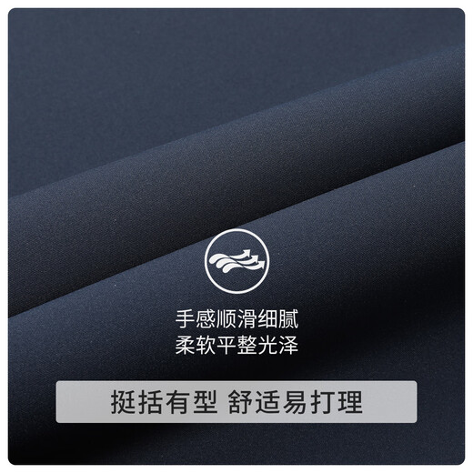 Rozio store same style, anti-wrinkle and easy to care for, autumn 25 LOZIO men's business casual detachable hood short windbreaker, royal blue L (50)