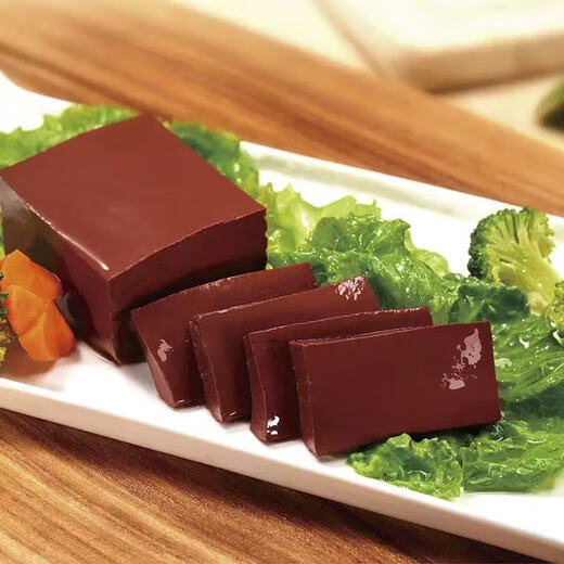 Old taste original pig blood 460g real blood clot hot pot can be used for cooking and cooking. Children's kitchen must-have hot pot fresh original pig blood 460g*2 packs