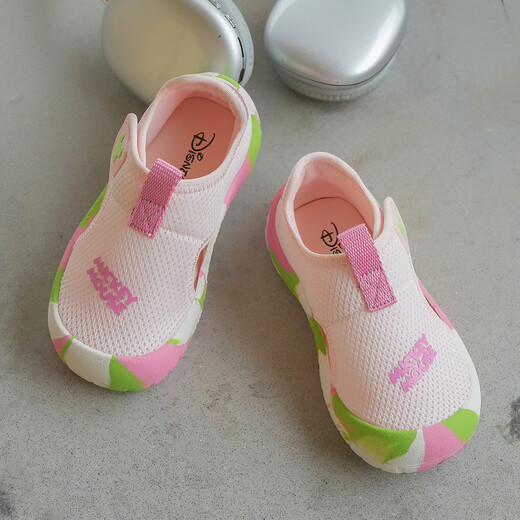 Disney Disney boys and girls sandals summer children's beach shoes non-slip soft bottom toe anti-kick sandals blue 28