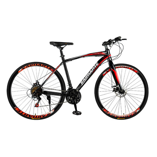 [Venta caliente] Manejo de curva de bicicleta de carretera 700C Velocidad variable Competencia de frenos de disco doble