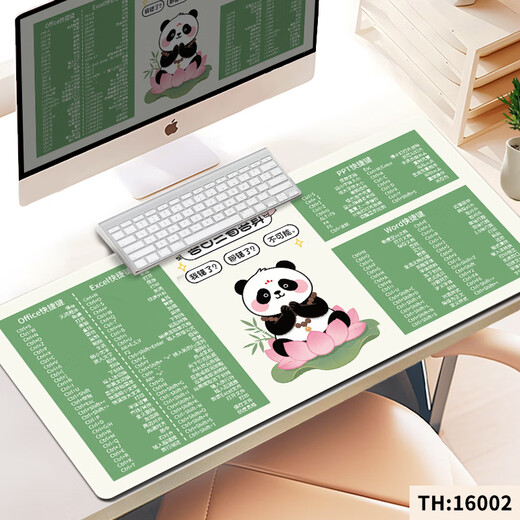 
Three-color cat super large mouse pad excel office shortcut keys computer desktop keyboard desk mat for girls custom learning wrist guard rubber pad writing pad lock edge custom 15816 80 cm x 30 cm x 4 mm