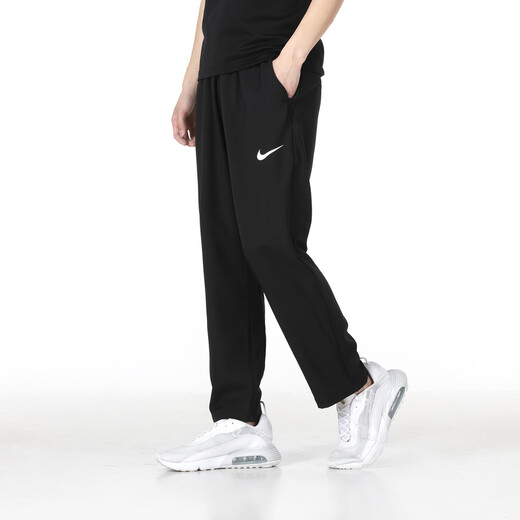 Nike Nike 2024 Herbst Neuer Männer Sporttraining lässig atmungsaktive schwarze vielseitige Lauf und Fitness gerade Hosen DM6627-010 M