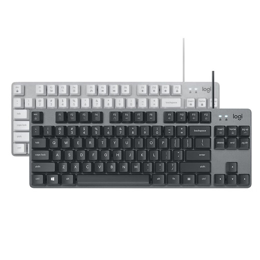 Logitech [] Logitech Games Office Machinery Keyboard Axe bleu rouge 84-clé ordinateur de bureau spécial White Official standard_red Axe