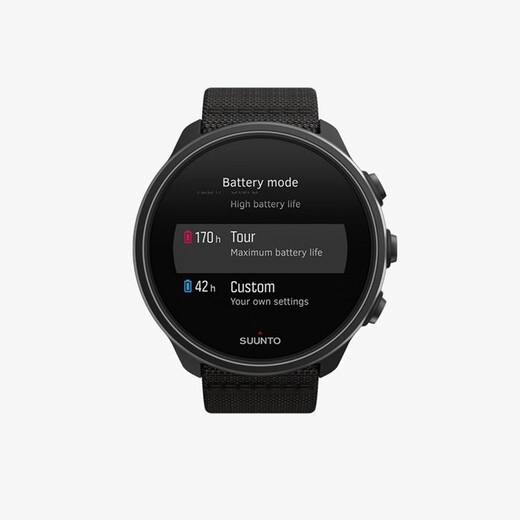 Suunto Suunto 9 Baro flagship multi-functional outdoor sports watch GPS mountaineering swimming smart heart rate watch carbon black titanium version/Charcoal Black