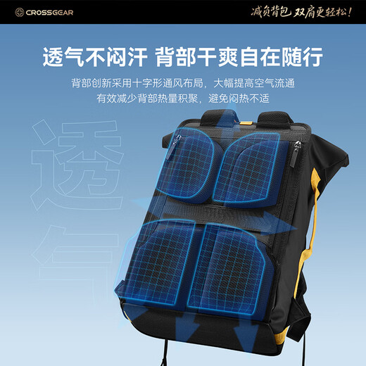 CROSSGEAR Cross Medal Weight Loss Master Business Backpack Men's 16-inch Computer Bag Large Capacity Student School Bag Travel Bag