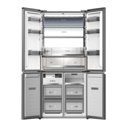 Ronshen BCD-506P60CZBAV Intelligent Dual Purifier Max Dual System Four Cycles Clean Ice Making 506L Flat Insert Cross Door Refrigerator Su Yueyin