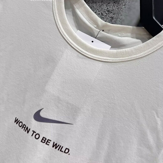 
Nike (NIKE) short-sleeved T-shirt for men 2025 summer new sportswear comfortable breathable round neck shirt casual top HF6169-133 white XL
