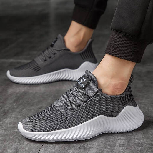 Pei Ke Wide FoT Fat Foot Sports Herren Schuhe Großgröße Casual Schuhe 45 46 47 Herbst und Winter Soft Sohle 48 plus Samt -Männerschuhe 9888 Schwarz 39