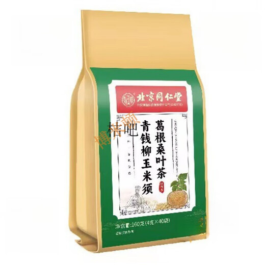 
Beijing Tongrentang Green Qianliu Corn Scarlet Pueraria Mulberry Leaf Tea 160g/40 pack Burdock Root Tea Health Substitute Tea Boxed