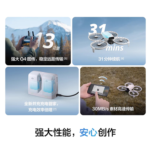 DJI (DJI) Drone DJI Flip Все круглый мини-аэрофотосъемка начального уровня высокого уровня высокого уровня 4K-картинки с картинками дистанционное управление DREN DREN DJI FLIP Changfei Set [Screen Remote Control] Официальный стандарт +512G 4K High-скоростная карта [V30]