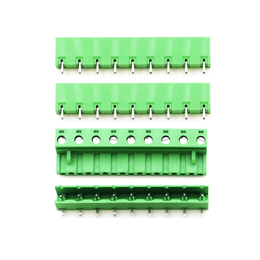 Dafuri KF2EDG 7.62MM terminal block PCB terminal 2P 3P 4P 5P6P7P8P9P12P plug-in 3P bent pin + socket 7.62MM plug-in (1 set)