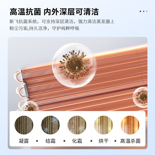 Xinfei (Frestec) air conditioner subsidy, new level of energy efficiency, 1.5 HP, 1 HP, on-hook, old for new, energy-saving heating and cooling inverter air conditioner, household wall-mounted air conditioner, single cooling, 1 HP, large, first level energy efficiency, installation service not included