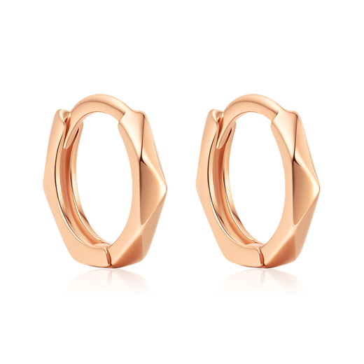 Mankaron 18K gold earrings for women 2025 new Lingguanghuyu rose gold earrings sparkling birthday gift for girlfriend Lingguanghuyu Total weight is about 0.3g, cultured diamond is about 0.1ct