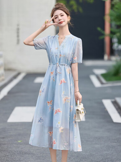Nosskiss Luxury High-End Brand Pressmed для женщин 2025 Лето Новое шнурок для похудения и красивого платья апельсин m