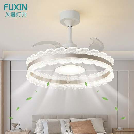 Fuxin 2025 Neues Lüfter leichter Schlafzimmer leichte minimalistische Esszimmer Deckenlüfter Leichtdanach Elektrische Lüfter Licht Zhongshan Lamp