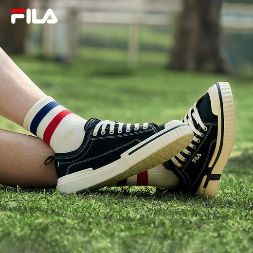 FILA 斐乐官方断层鞋LOOP男鞋2025年帆布鞋板鞋休闲运动鞋
