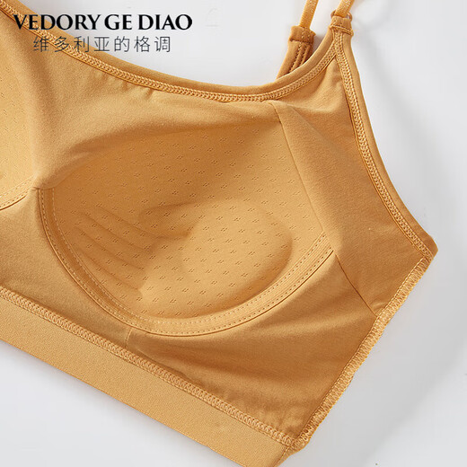 Victoria's style suspender pure cotton one-piece underwear for women spring and autumn style without rims for girls sports bra for high school students beautiful back bra white L 95-115Jin Jin is equal to 0.5 kg