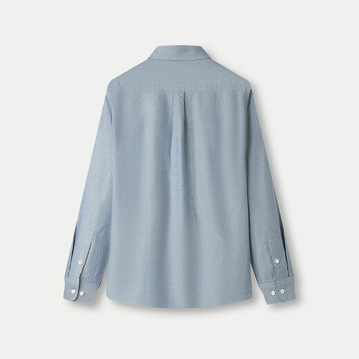 HLA Heilan long-sleeved shirt men's autumn 25 power rocket pure cotton Oxford shirt men's HNEAW3J035A
