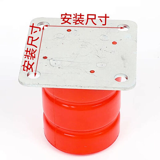 温以嘉电梯聚氨酯缓冲器HLJ01 L7 L17货梯底坑配件LD-HC-L3/L13/L19 LD-HC-L11（120*192）孔距12611