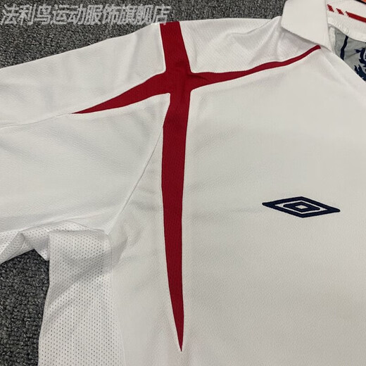 Farley Birds 2006 Weltmeisterschaft England Jersey Beckham Irving Football Training Team Uniform Long und Short Sleeves Recustomed Short Sleeve Top ohne Stempeln ohne Armband xxl