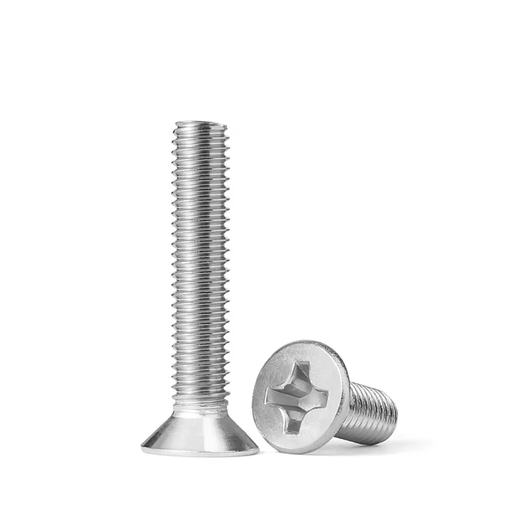 Jingxuan 304 stainless steel cross countersunk head screws flat head bolts machine wire electronic small screws M2M3M4M5M6 M2*3 (200 pieces)