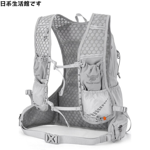 GPHF Japan Outdoor Cycling Hiking Backpack Travel Mountaineering Backpack Cross-country Sports Running Backpack Lightweight and Breathable Classic Black + Free Helmet Network