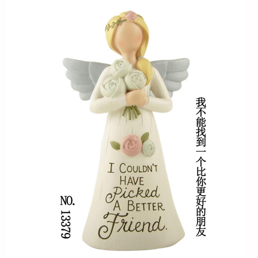Jedes Stück hat eine besondere Bedeutung, rein handgefertigte Charaktere süße Angel Desktop Ornamente Home Dekoration Geburtstag Geschenk Lotus Farbe 13586