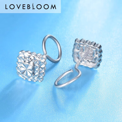 Blooming Love Platinum Earrings PT950 Women's Platinum Earrings Diamond Earrings PT999 Perkin Earrings Gold Earrings Earrings Earrings Earrings Earring Sticks Engraving Contact Customer Service Single Shot Not Delivered