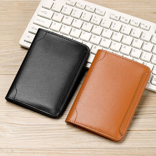 Eine Brieftasche Herren-Kaufläden Passportbag Air Ticket Clip Travel Dokument Aufbewahrungsbeutel Multifunktionskartenbeutel in Übersee Passport Bag tragbar schwarz