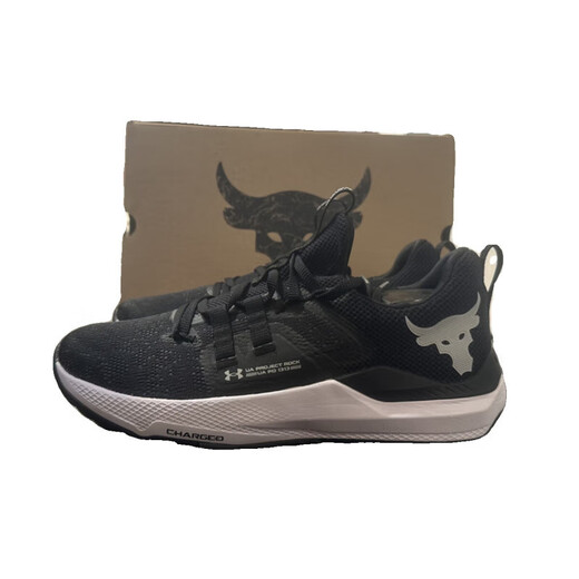 Under Armor Johnson Bullhead Men's and Women's Fitness Sports Comprehensive Training Shoes 3023006 Black 3023006-002 44.5 285mm