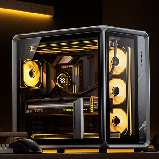 ASUS (ASUS) 5090D 5080 Night God 5070 Raptor thousand frame e-sports game live broadcast DIY assembly computer complete machine 9800X3D 9950X3D Qiao Sibo BO400 sea view room host three R9 9950X3D+RTX5080 Night God