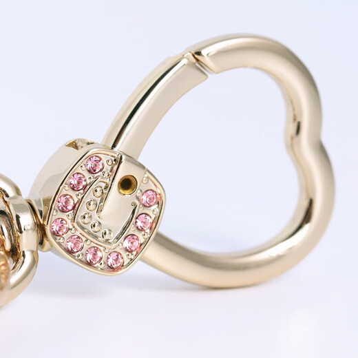 Milesi plush cat claw exquisite keychain girl birthday gift Valentine's day practical high-end children's backpack keychain pendant cat claw-pink