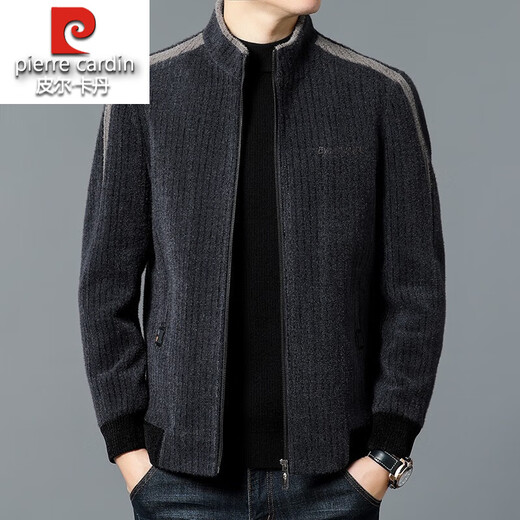 Piercardan Winter Winter Sable Wool Wool Chaqueta de lana de lana Negocio Collar Strush Strush Camel espesado más peluche 9902 L 175