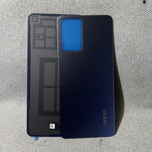 Suitable for 7 original factory disassembly 6 back cover 5 original glass back shell frosted 9 mobile phone battery cover reno7 Starry Night Black without frame 9 disassembly