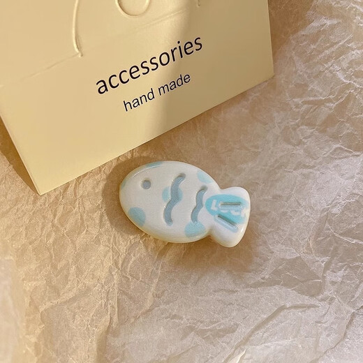 Girly cream candy color cute snapper fish hairpin sweet ins bangs cartoon clip day headdress small fish hairpin 5 pieces